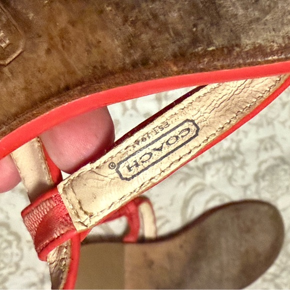 Coach Coral TStrap Women’s Sandals - Picture 7 of 8